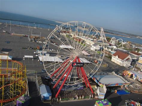 Ocmd Ferris Wheel Ocean City Maryland Free Beach Amusement Park