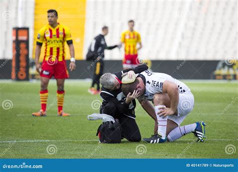 Injured Rugby Player Editorial Stock Image Image Of France 40141789