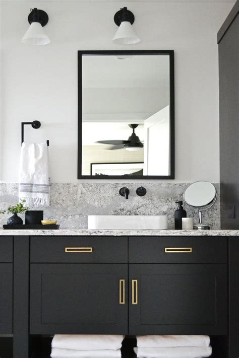 Bathroom Design Ideas With Black Vanity Cleo Desain