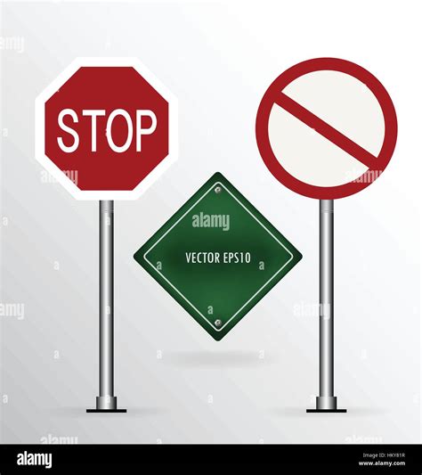 Traffic Sign Vector Illustration Stock Vector Image And Art Alamy