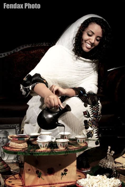Coffee Making Woman Ethiopian Coffee Ceremony Ethiopian Coffee