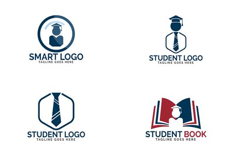 Student Logo Set Educational And Institutional Logo Design 174508