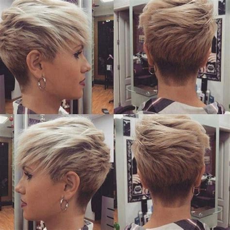 When you choose on of these trend short haircuts for fine hair, that will make your fine hair to be a bit more textured and full though they are short. 20 Ideas of Edgy Pixie Haircuts For Fine Hair