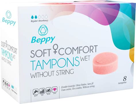 Optimale Sicherheit An Kritischen Tagen Beppy Wet Tampons 8er Für Den Hygienischen Intimverkehr