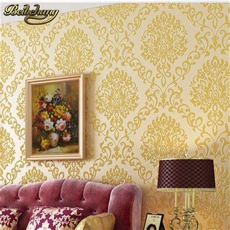 Beibehang Damask 3d Floral Wall Paper Wallpapers Roll Europe Classic