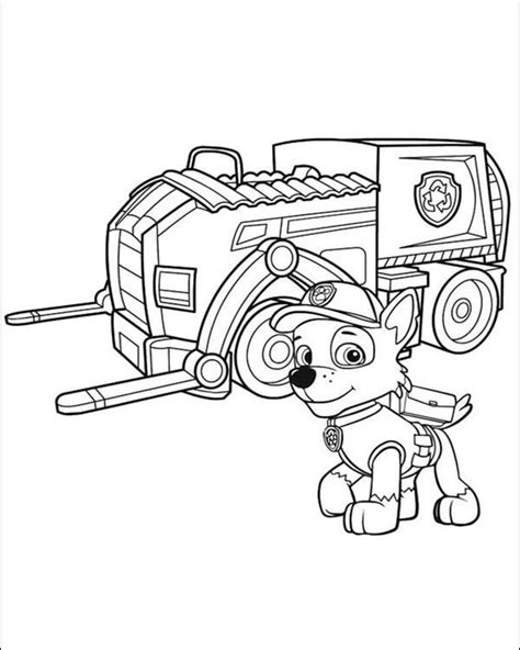 Get ready for an absolutely free set of printable paw patrol coloring pages with all pups from the series known by children in numerous. Rocky Paw Patrol Coloring Pages at GetColorings.com | Free ...