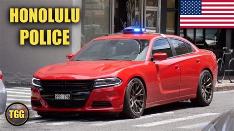 Hawaii Red Dodge Charger Police Car Youtube