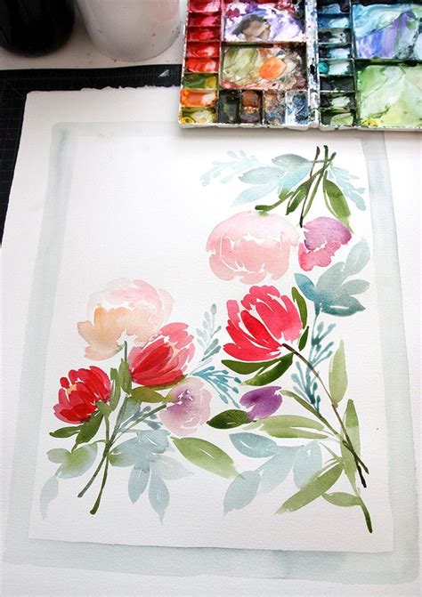 The 25 Best Simple Watercolor Flowers Ideas On Pinterest Paint