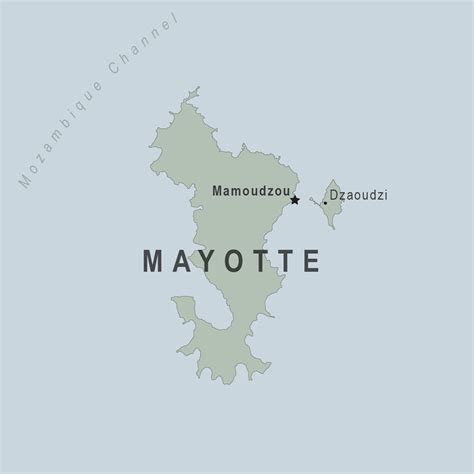 Mayotte Map Mayotte Country Data Links And Map By Administrative