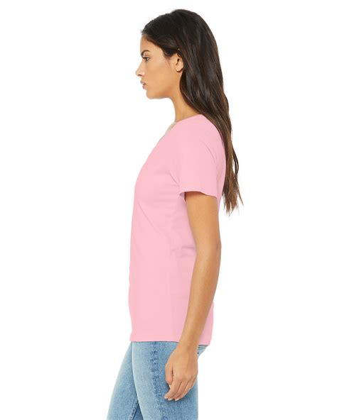 Bella Canvas Ladies Relaxed Jersey V Neck T Shirt Us Generic Non Priced