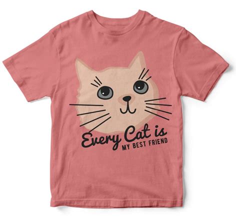 Cat Is My Best Friend T Shirt Design Buy T Shirt Designs