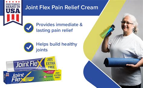 Joint Flex Joint Pain Relief Cream 90 G 75g 15g Free