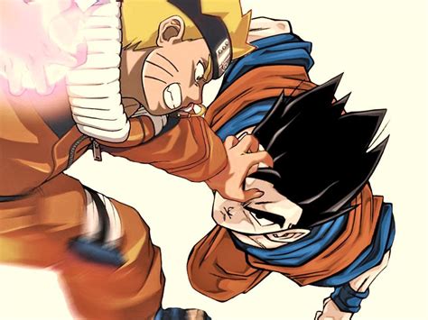 Goku Vs Naruto Wallpapers Wallpaper Cave