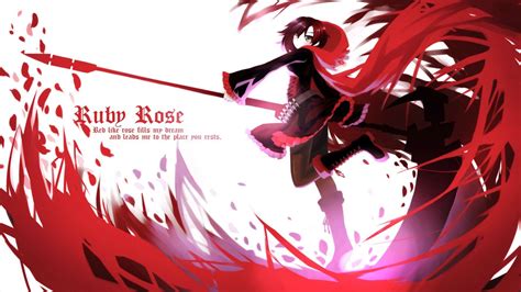 Rwby Hd Wallpaper 1920x1080 Rwby Wallpaper Ruby Rose Anime Rosé Anime
