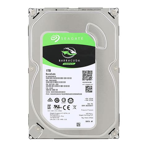 I am returning it for a refund. HD 1 TERRA BYTE SEAGATE BARRACUDA 64M 7200 SATA3 ...