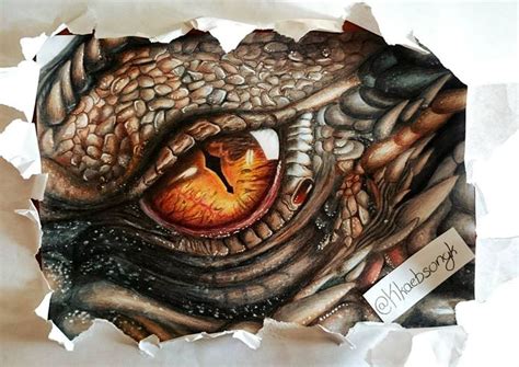 Smaug Eye Drawing Realistic Eye Tattoo Dragon Tattoos For Men
