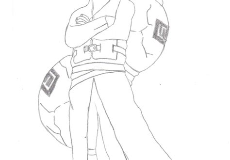 Naruto Full Body Drawing Easy How To Draw Kakashi From Naruto Drawing