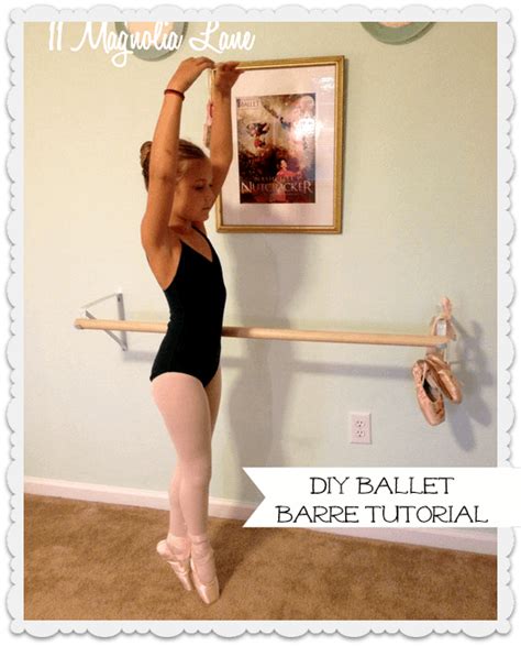 Another Diy Ballet Barre For My Little Ballerina 11 Magnolia Lane