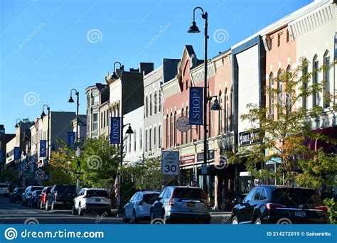 Main Street In Canandaigua New York Editorial Stock Image Image Of