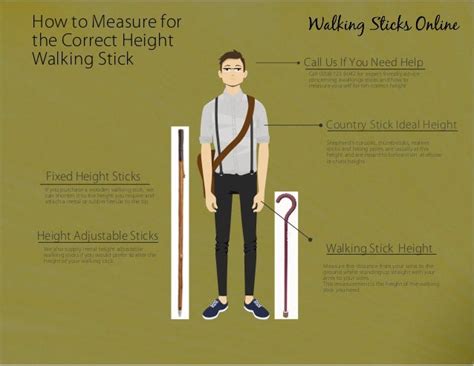How To Measure For A Walking Stick
