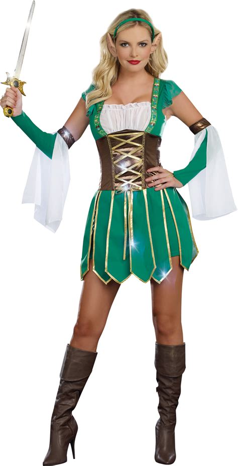 Womens Warrior Elf Costume