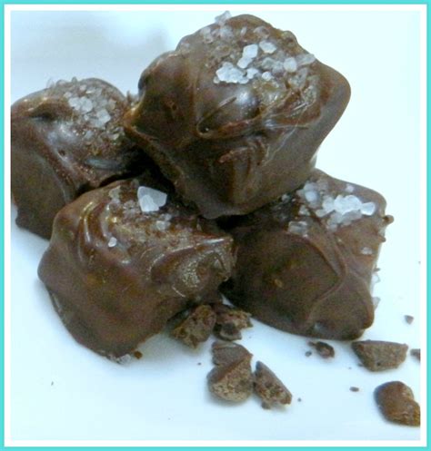 Chocolate Covered Caramels With Sea Salt Pams Daily Dish