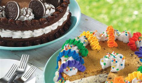 Ice cream cakes starting from $12.99. Baskin-Robbins Launches Cookie Cakes with Customizable ...