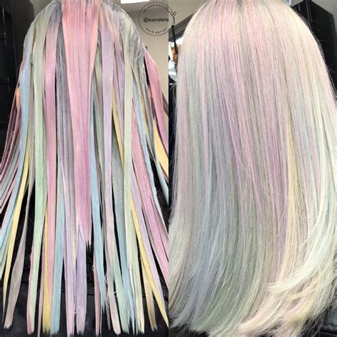 Holographic Hair Trend And How To Try It Rainbow Hair Color Hair Color Pastel Hair Dye Colors
