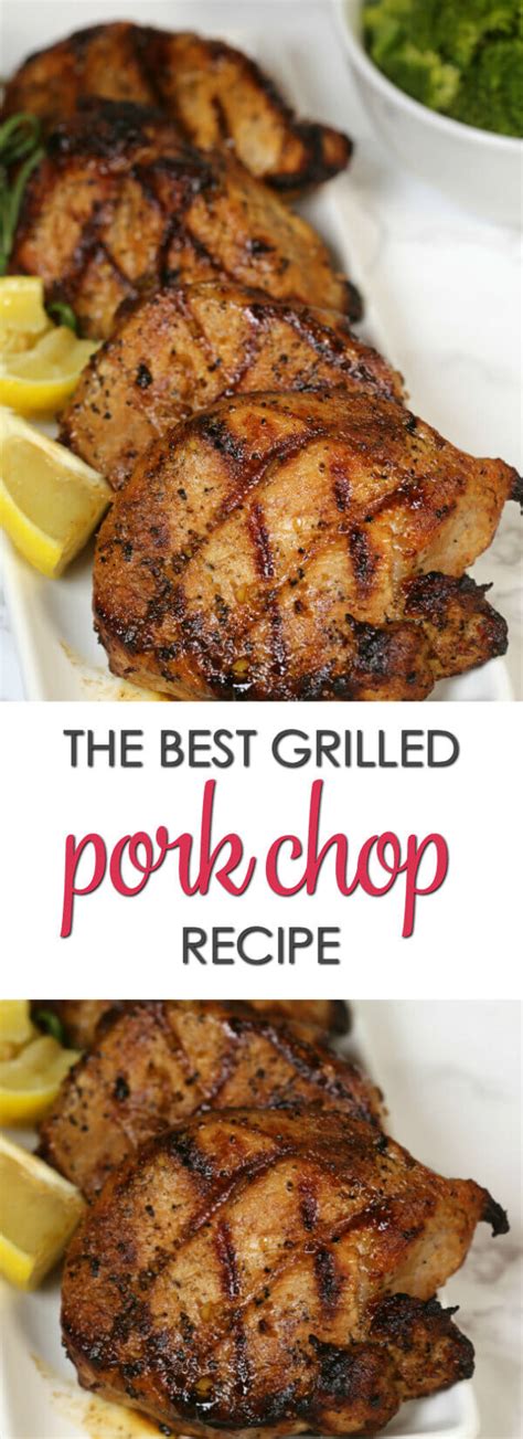 She tenderizes the chops so they're thinner to cook more evenly. The Best Grilled Pork Chops | It Is a Keeper