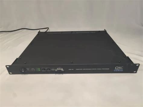 Qsc Audio Computer Configurable Digital Signal Processor Equalizer Dsp