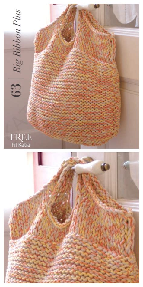 Knit Easy Bag Free Knitting Pattern Knitting Pattern Knitting Bag