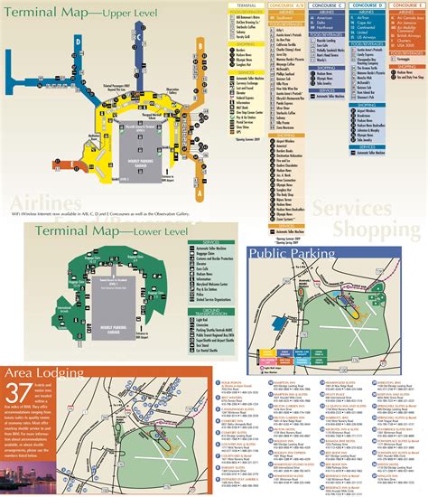 Baltimorewashington International Airport Map