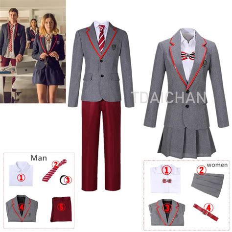 Elite Tv Series Netflix School Uniform Cosplay Costume Ph