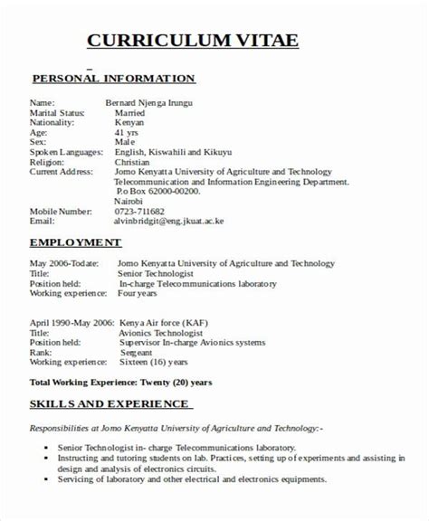Currently she is running a global manpower. Mechanical Engineering Resume Templates Fresh Resume ...