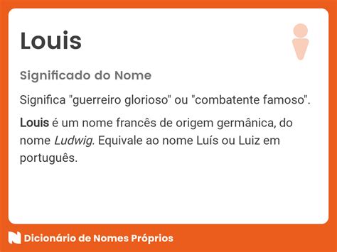 Significado Do Nome Louis