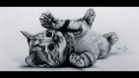 First things first let's draw a circle. Lets Draw: Cute Kitten (Baby-cat) ♥ - YouTube