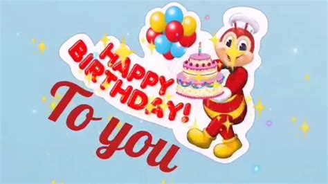 Jollibee Happy Birthday Youtube