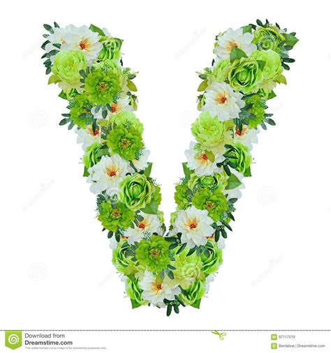 We did not find results for: Letter V From Green And White Flowers Isolated On White ...