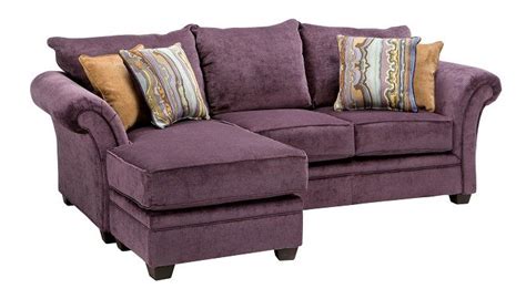 Slumberland Furniture Quimby Collection Plum Sofa Chaise