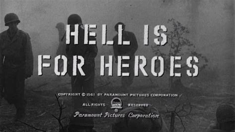 Hell Is For Heroes 1962