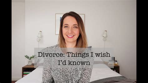 Things I Wish Id Known Before I Got Divorced Youtube