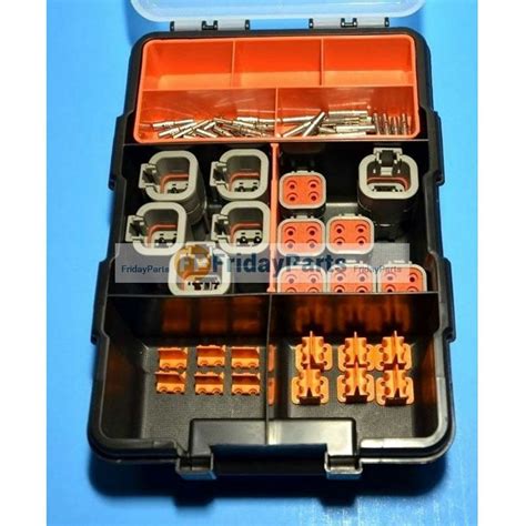 72 Pcs Deutsch Dtp 4 Pin Connector Kit 12 14 Awg Solid Contacts