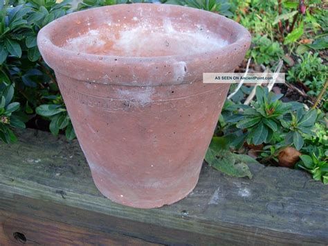 Rare Old Hand Thrown Terracotta Plant Pot 9 5 Diameter Tottem South