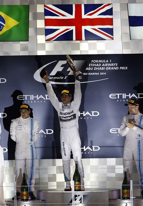 F Lewis Hamilton Wins Abu Dhabi Gp Claims Second World Title