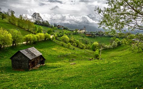 Romania is a country on the western shores of the black sea; Romania Scenery Fields Transylvania Grass Nature 408787 ...