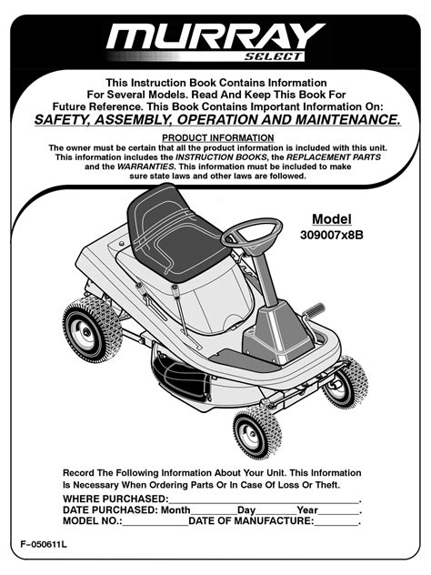 Murray Lawn Tractor Wiring Schematic Wiring Draw And Schematic