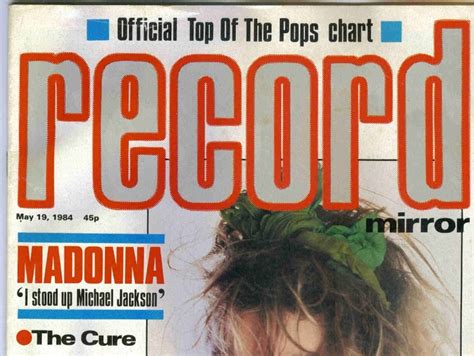 pud whacker s madonna scrapbook record mirror may 19 1984