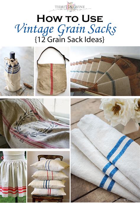 How To Use Grain Sacks 12 Gorgeous Ideas For Your Home
