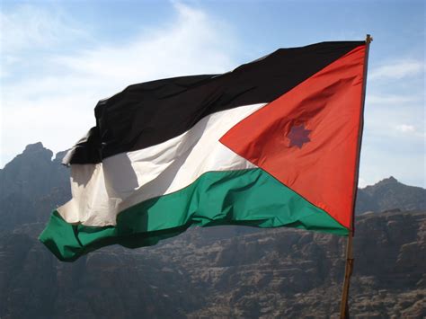 Graafix Wallpaper Flag Of Jordan