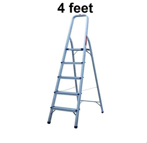 4ft 5 Step Aluminium Folding Ladder At Rs 350piece In Riico Industrial